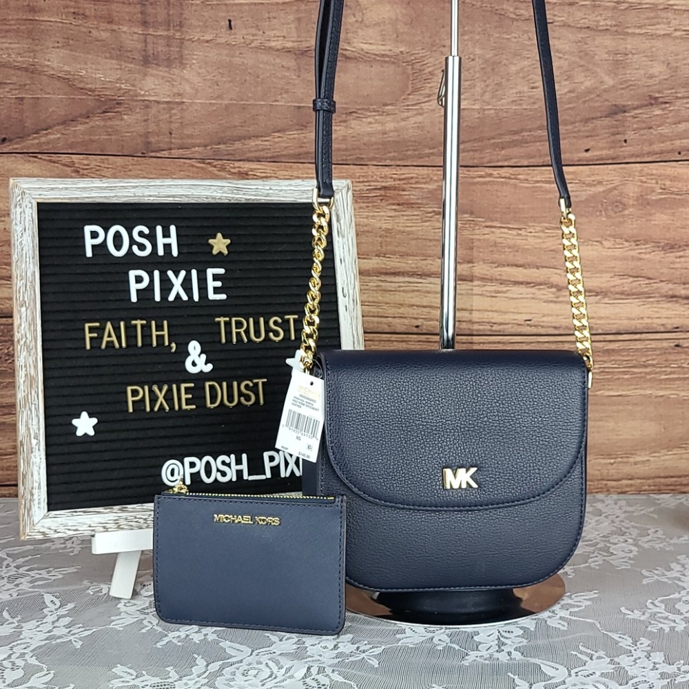 Michael Half Dome Crossbody & Jet Set CP CardH